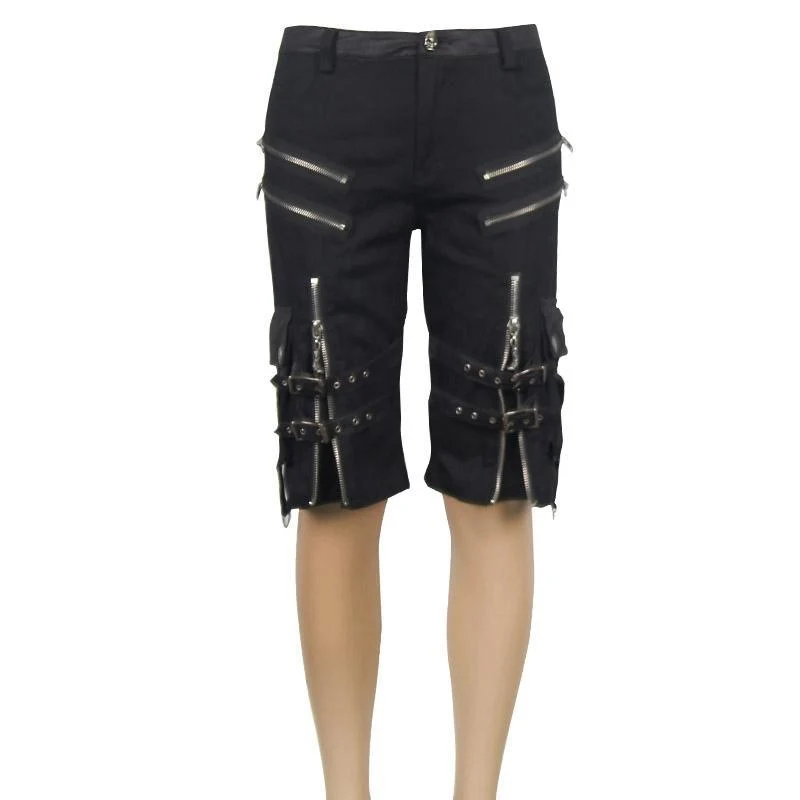 Herren Punk Bermuda Shorts