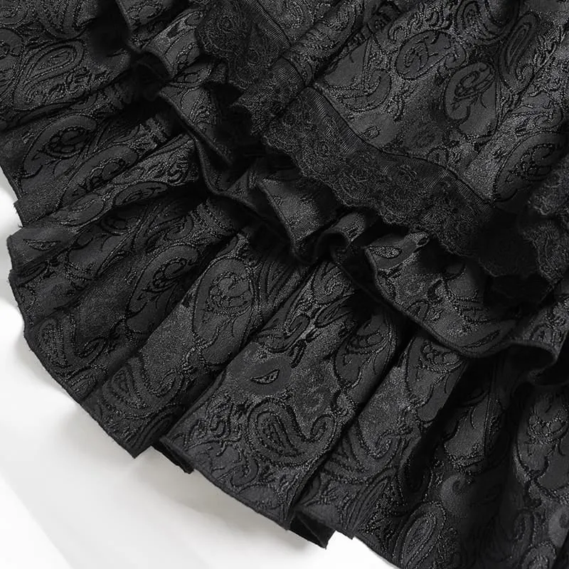 Vintage Victorian Short Lace Top für Damen