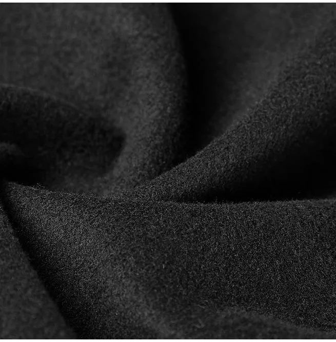 Damen Militäruniform Kammgarn Langer Mantel Mit Gürtel