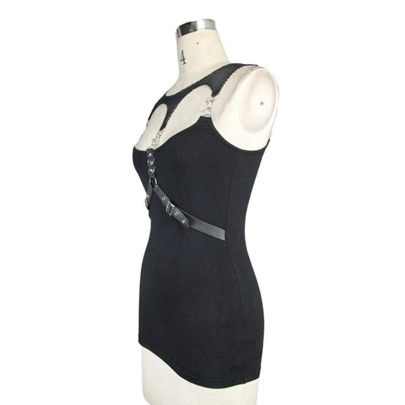 Frauen 2in1 Punk Tanks Tops