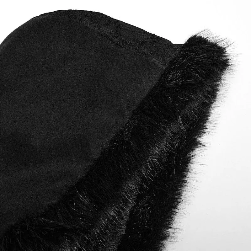 Frauen Lolita Hooded Bowknot Overcoat