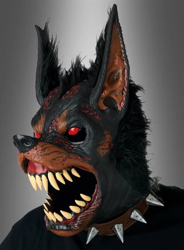 Höllenhund Ani-Motion Maske