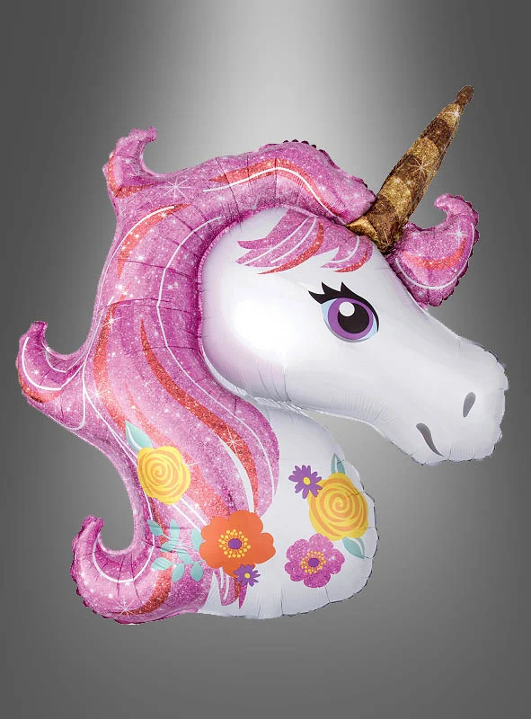 SuperShape Einhorn Folienballon 83x73cm