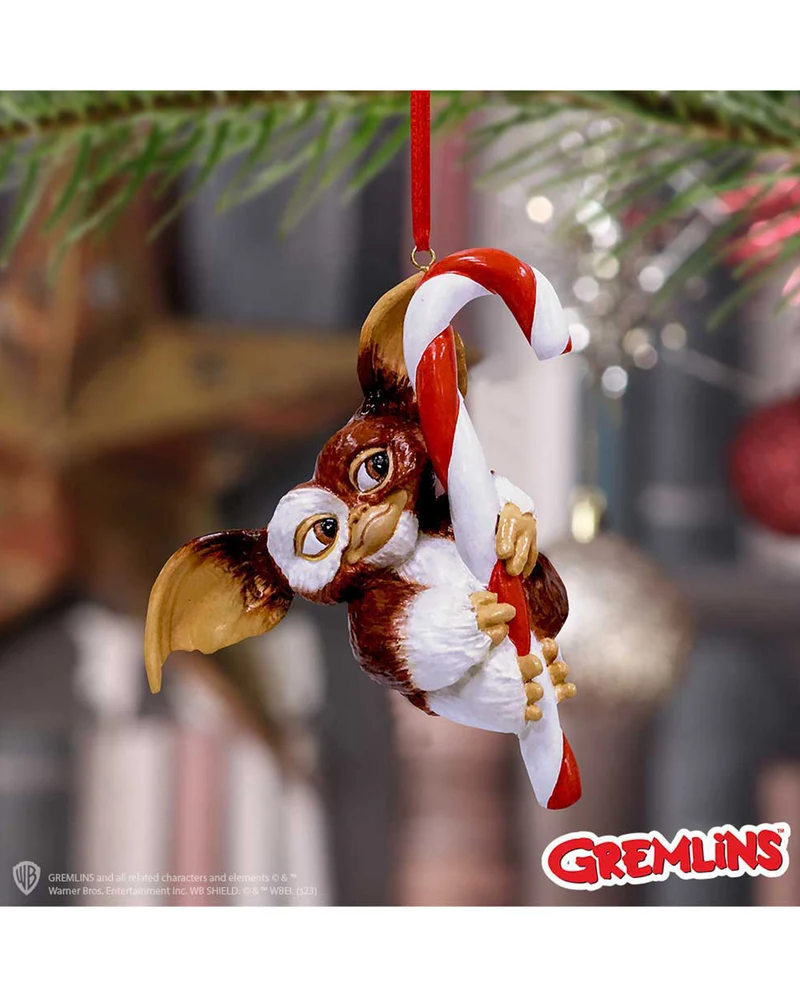 Gremlins Gizmo an Zuckerstange Weihnachtskugel 11cm