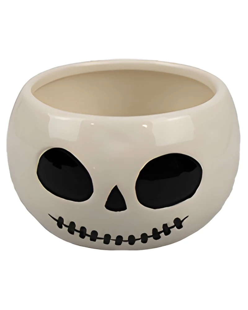 Kleine Halloween Homeware Schale Totenschädel 12,5cm Ø
