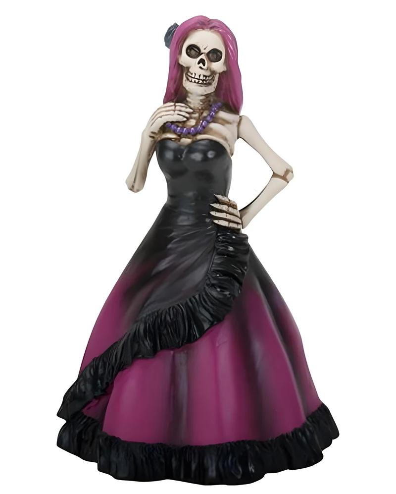 Dia De Los Muertos - Purple Lady Figur 15cm