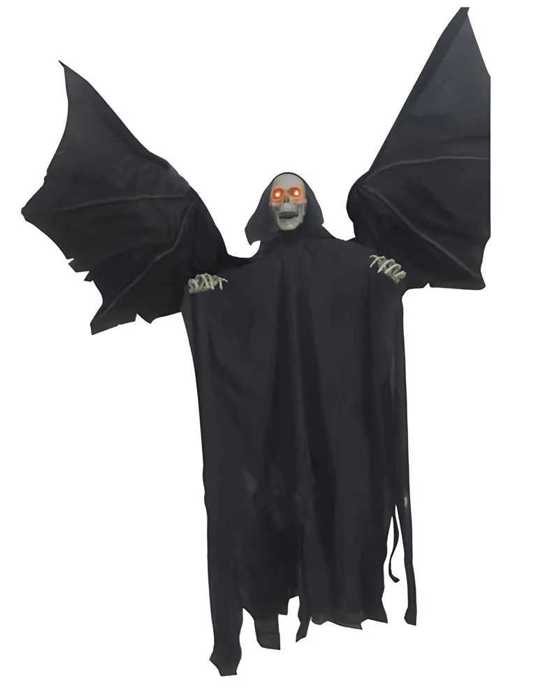 Flügelschlagende Grim Reaper Hängefigur 89cm