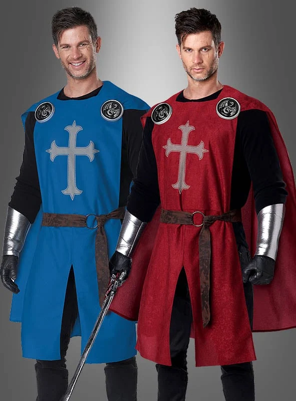 Kreuzritter Wappenrock Kostüm Unisex