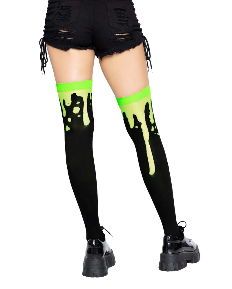 Zombie Splatter Overknees