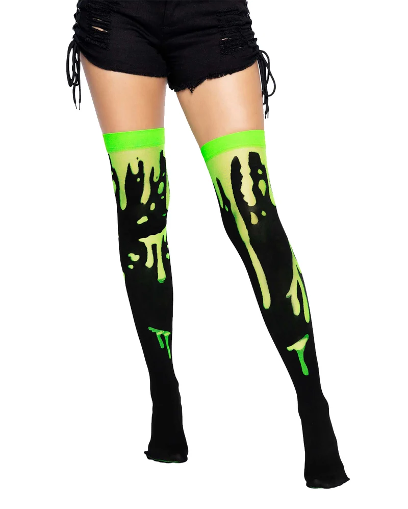 Zombie Splatter Overknees