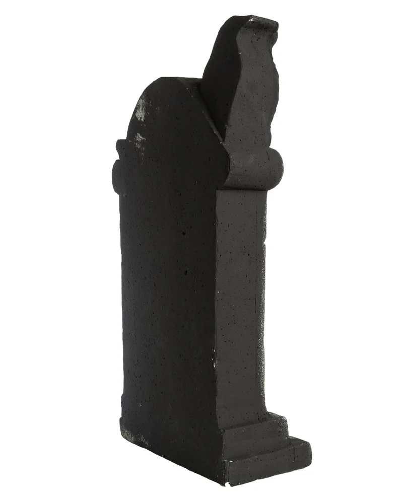 Grabstein mit Rabe & Totenköpfen 47cm