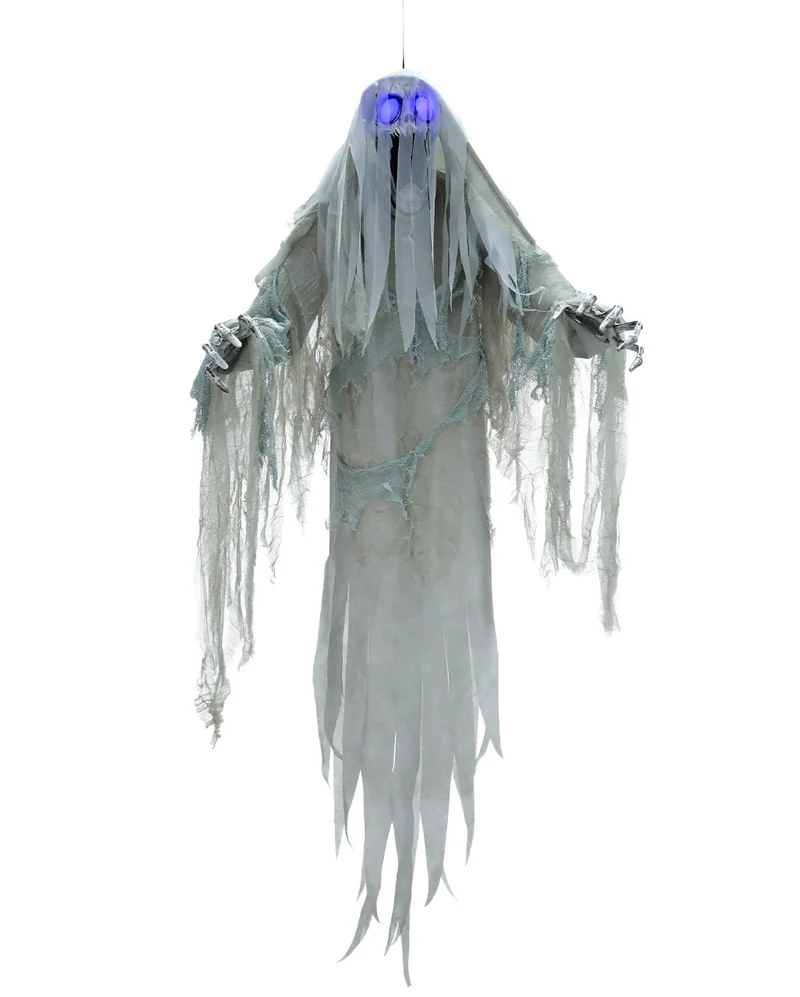 Heulender Geist Hängefigur mit Licht & Sound 150cm