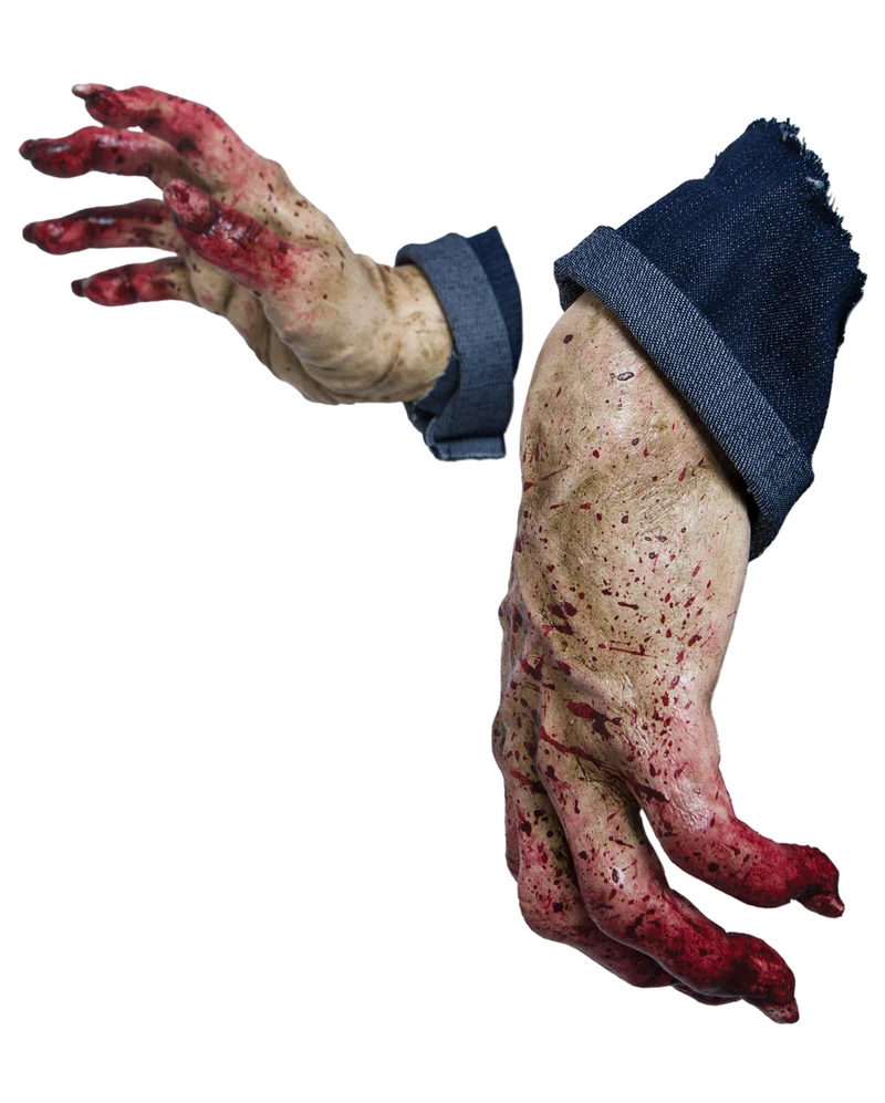 Zombie Hände mit Saugnapf 2 Stück