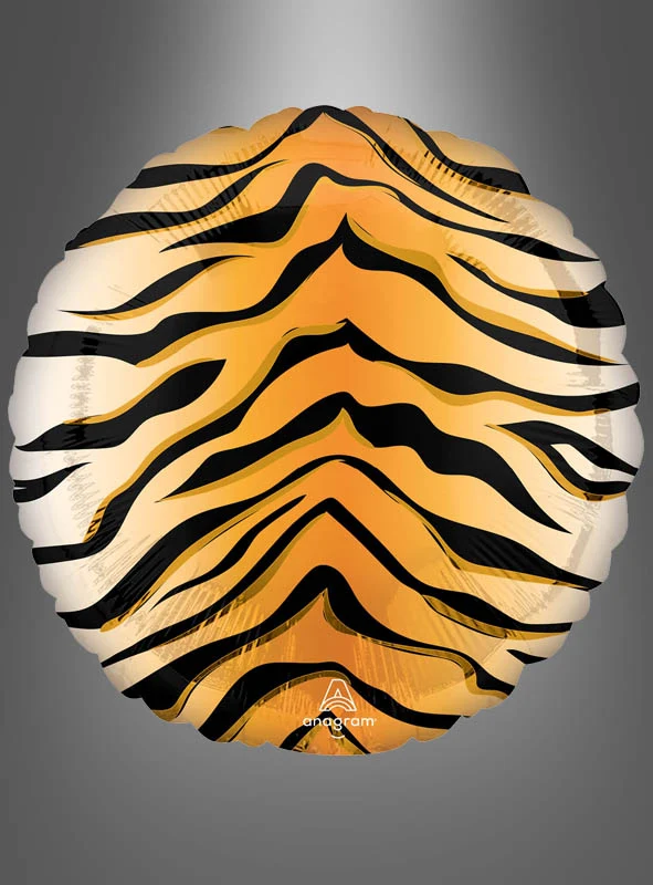 Tiger Folienballon Orbz Kugel oder Scheibe