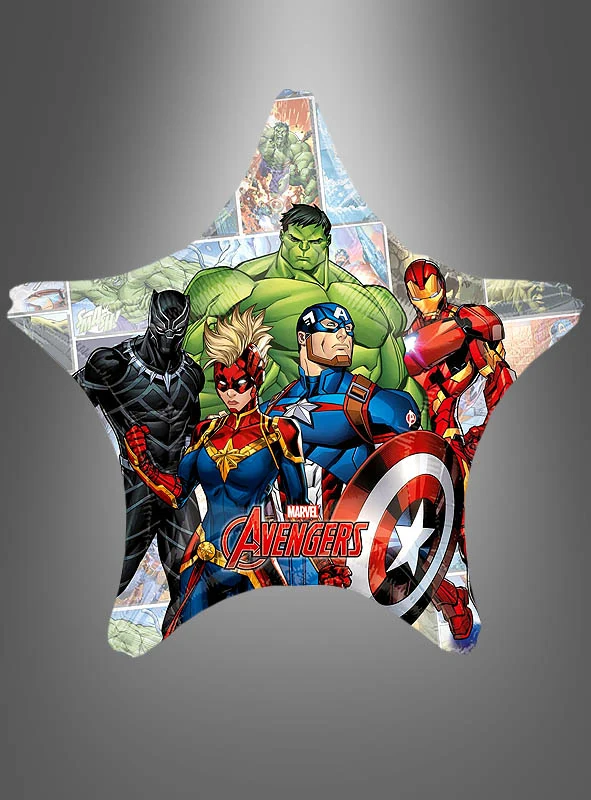 Marvel Avengers Jumbo Folienballon Stern