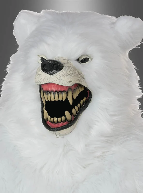 Eisbär Kostüm Deluxe lebensecht weiß
