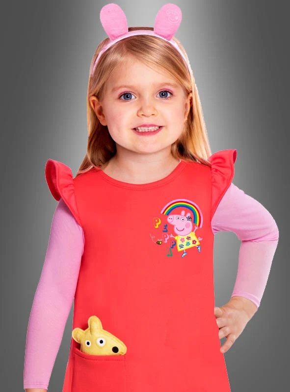 Rotes Peppa Pig Kleid für Kinder