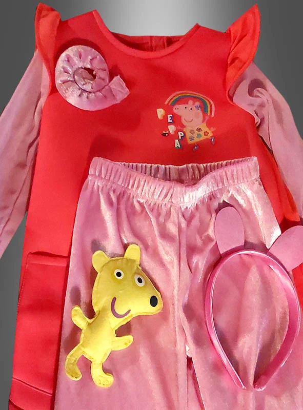 Rotes Peppa Pig Kleid für Kinder