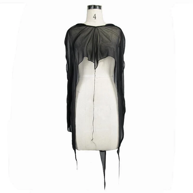 Frauen Goth schiere Cape