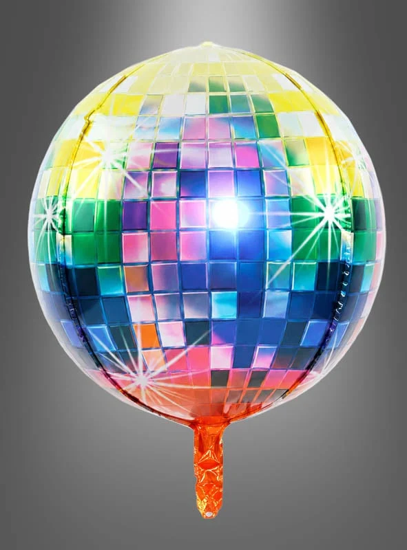 Discokugel Folienballon Party Deko