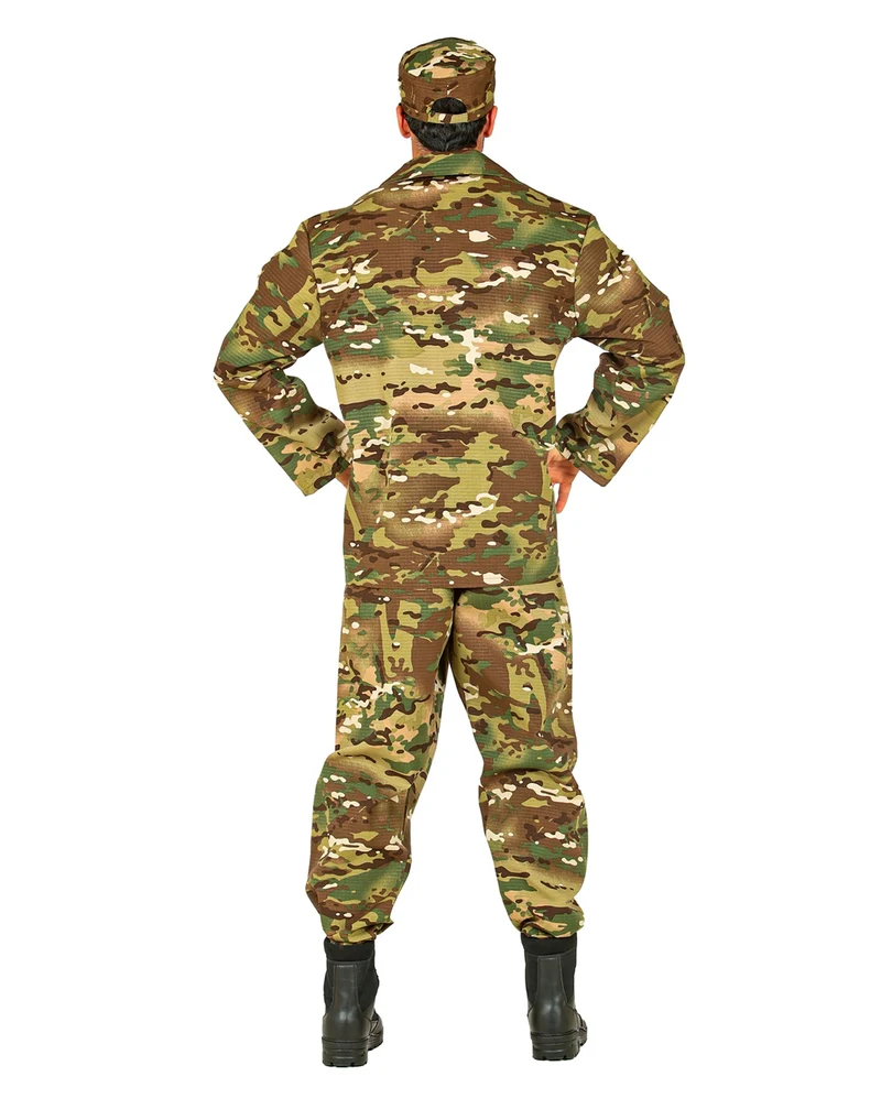 Camouflage Soldaten Kostüm 3-tlg