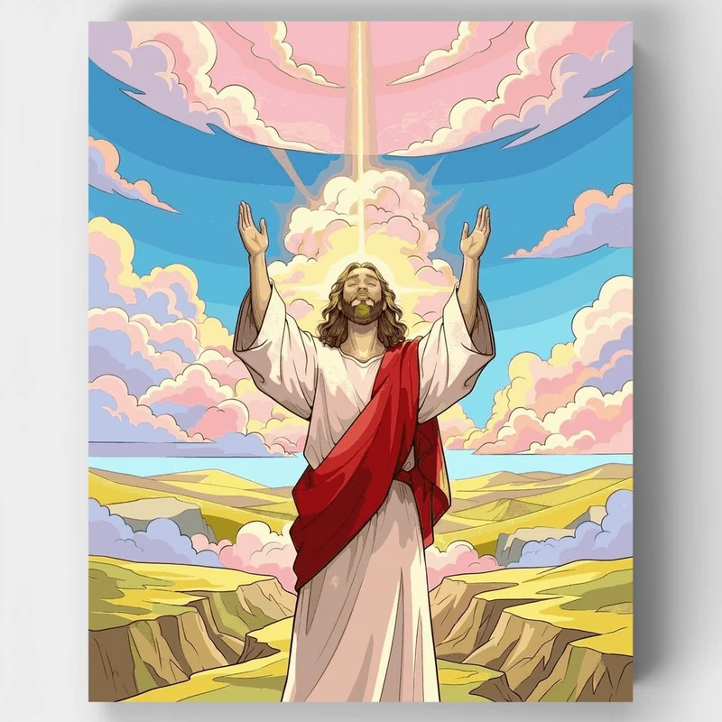 "Divine Radiance" Paint by Numbers Kit