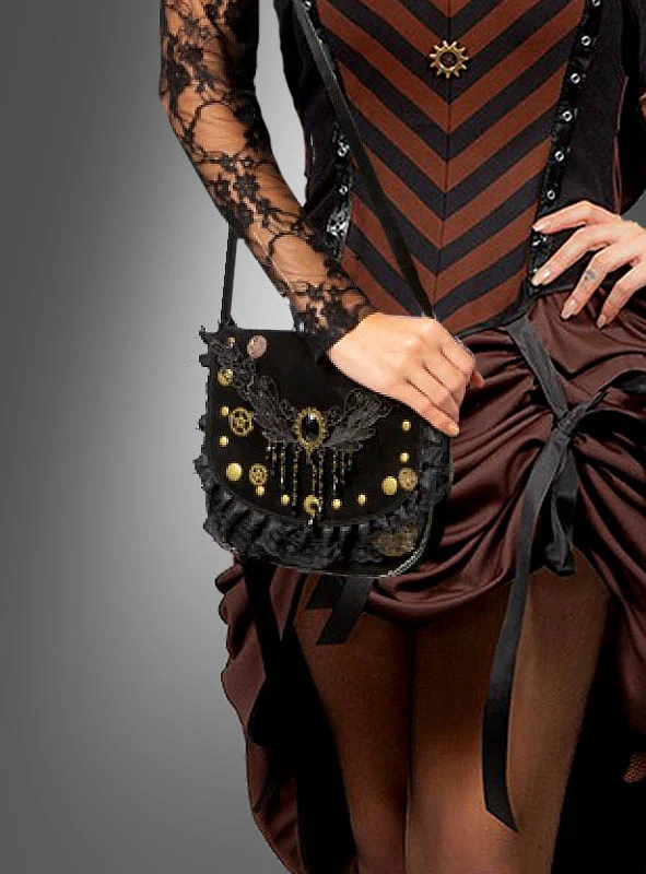 Steampunk Handtasche Zahnrad & Spitze