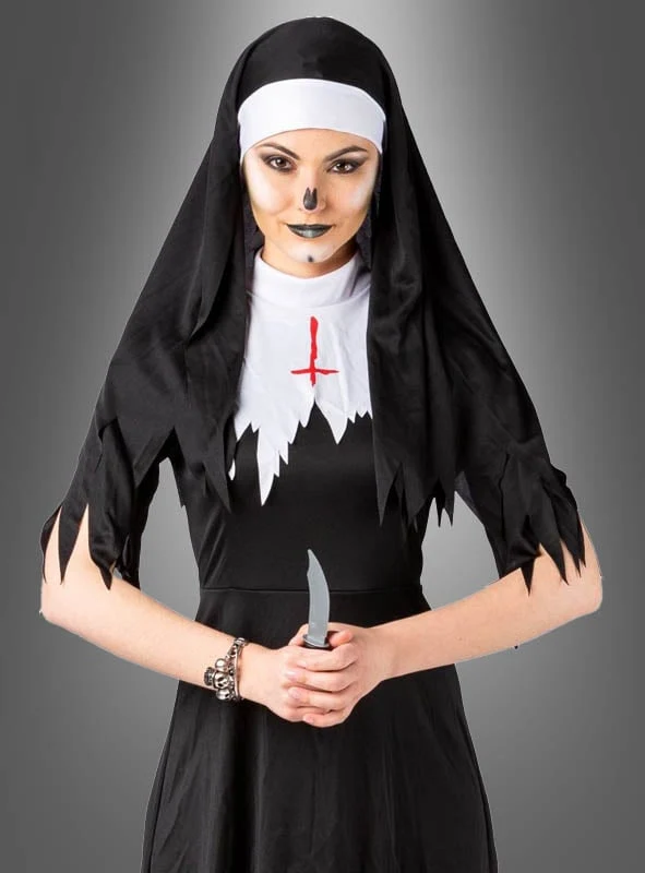 Halloween Nonne Damenkostüm