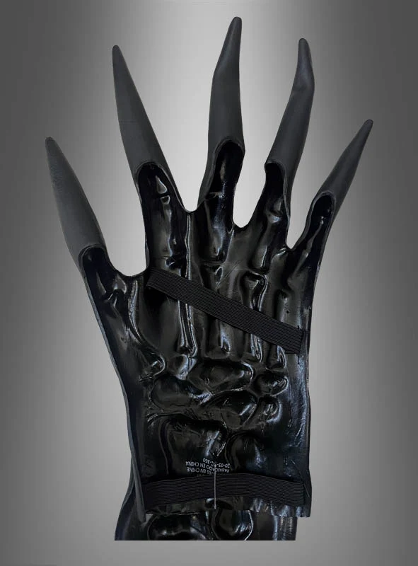 3D Skeletthandschuhe mit Knochen aus Latex