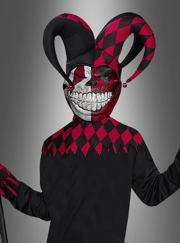 Jester Grusel Clown Kinderkostüm