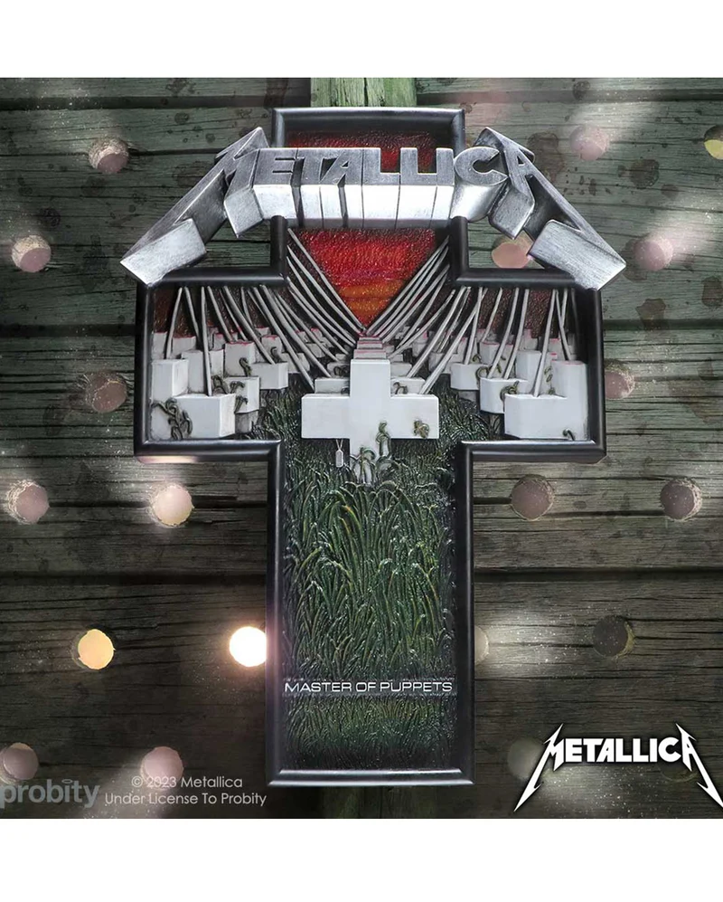 Metallica Master of Puppets Wandbild 31,5cm