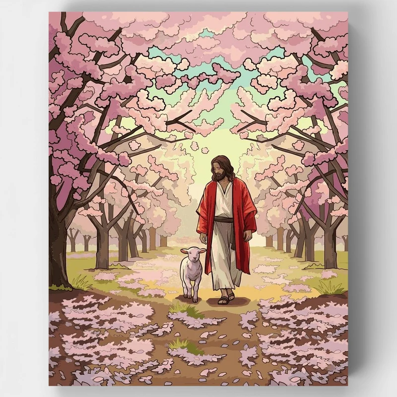 "Path of peace" Paint by Numbers Kit