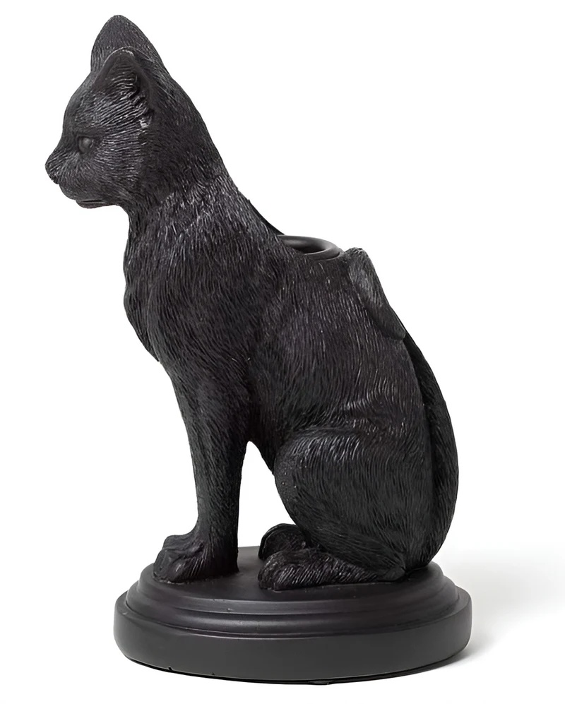 Faust's Katze Gothic Kerzenständer