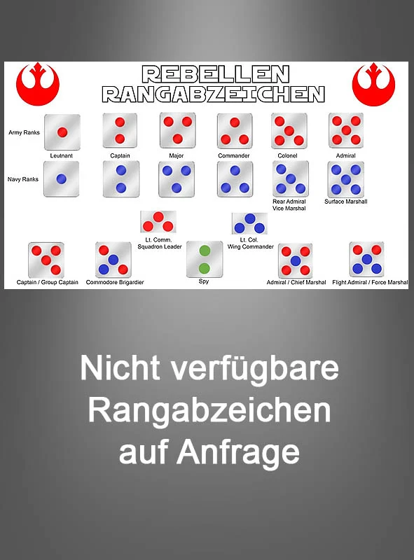 Rebellen Rangabzeichen Admiral