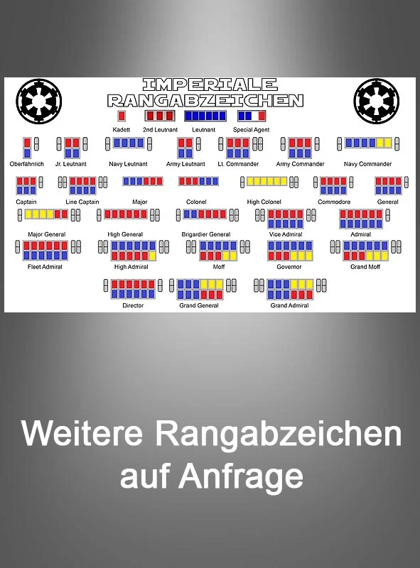 Rang Abzeichen Imperialer Kadett der Armee