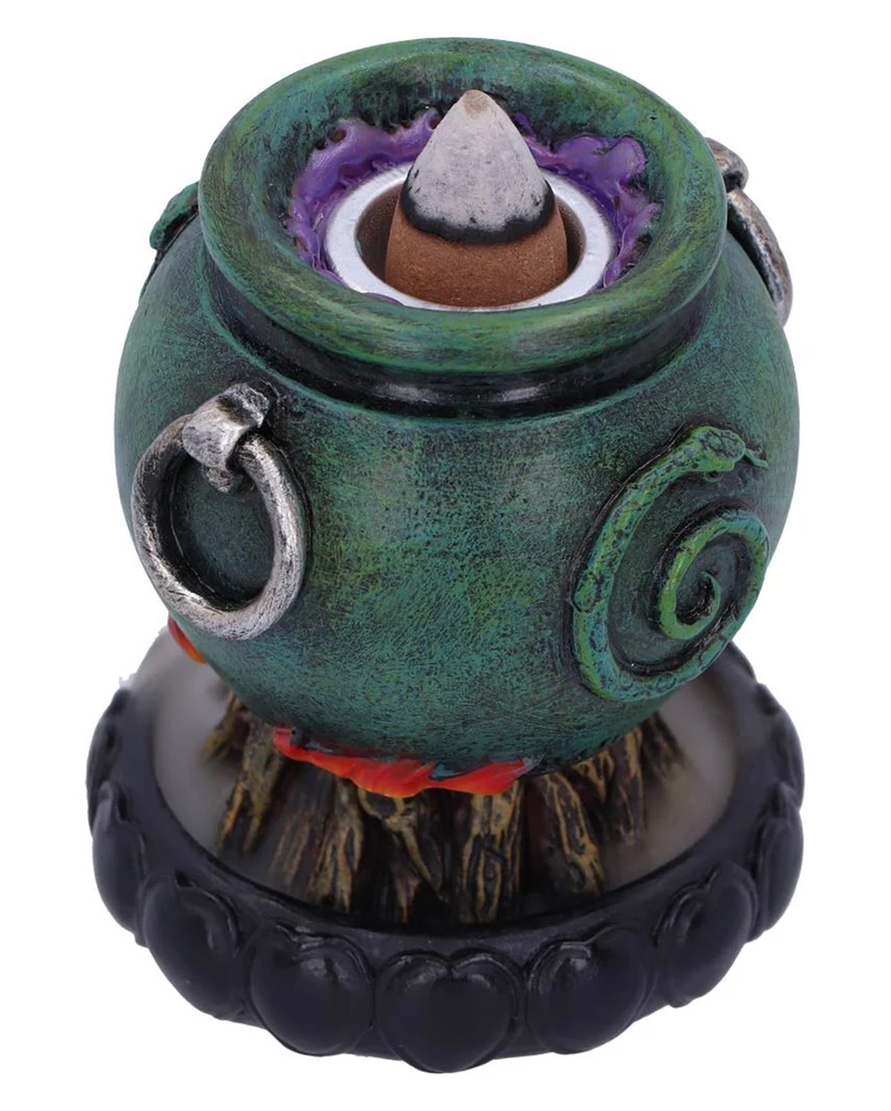 Smaragd Hexenkessel für Backflow Räucherkegel 7,5cm