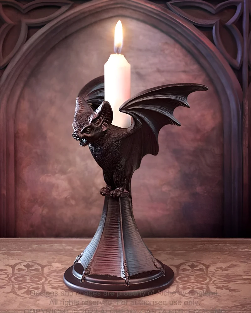 Vespertilio Fledermaus Gothic Kerzenständer