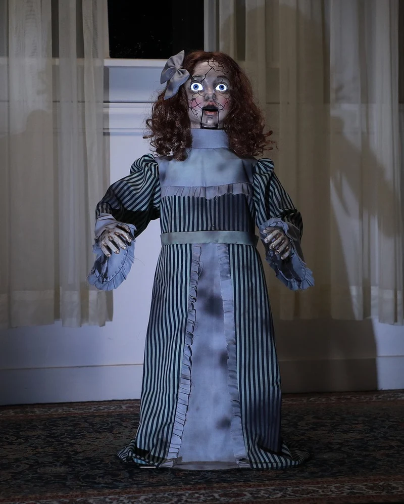 Vintage Horrorpuppe Betty Halloween Animatronic 90cm