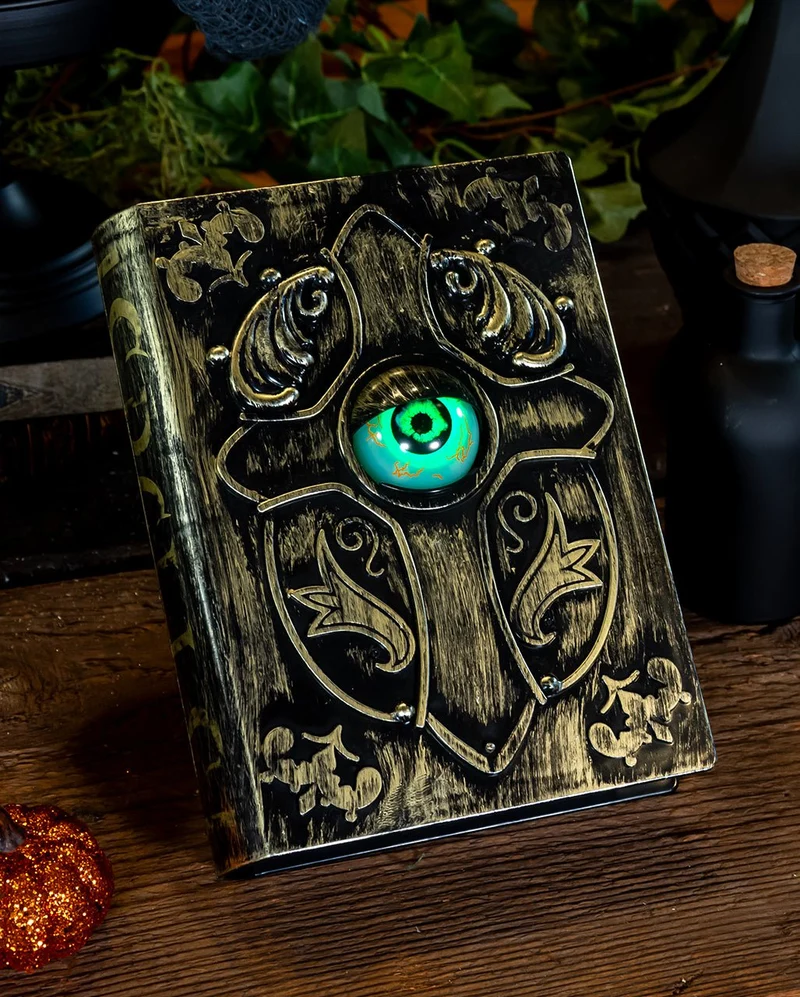 Zauberbuch mit beweglichem Auge, Licht & Sound 22cm