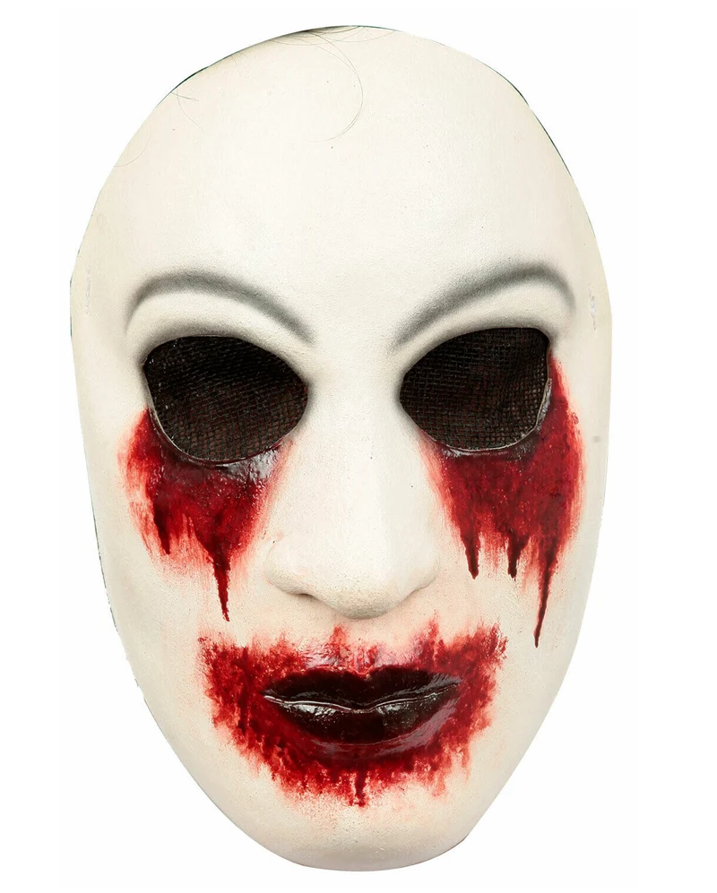 Blutige Creepypasta Zalgo Halbmaske