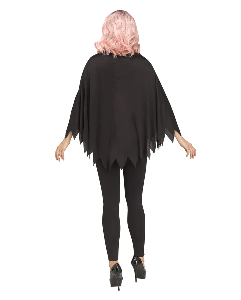 Skelett Glitzer Poncho Rosé Gold