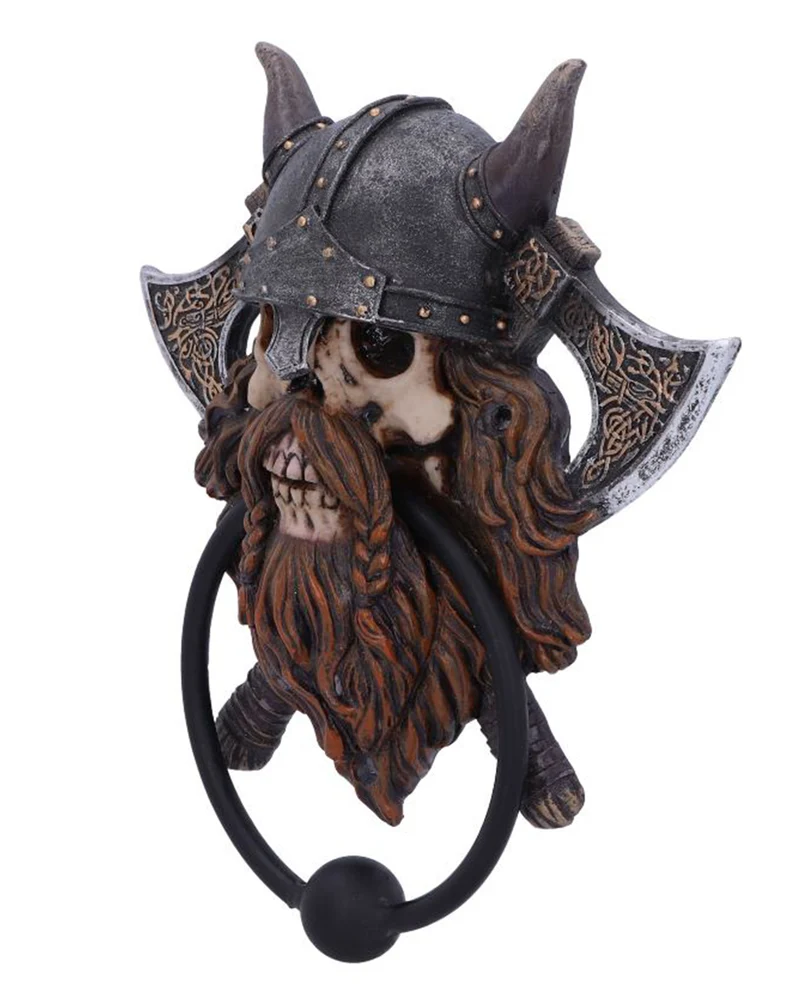 Wikinger Totenkopf Türklopfer 18,5cm
