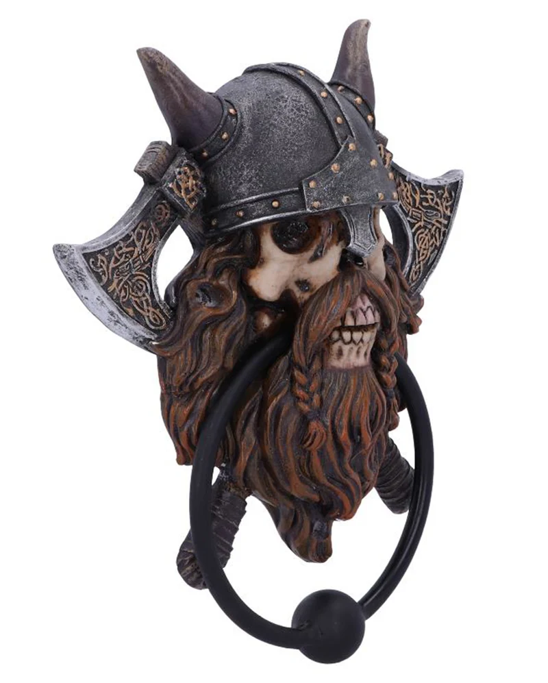 Wikinger Totenkopf Türklopfer 18,5cm