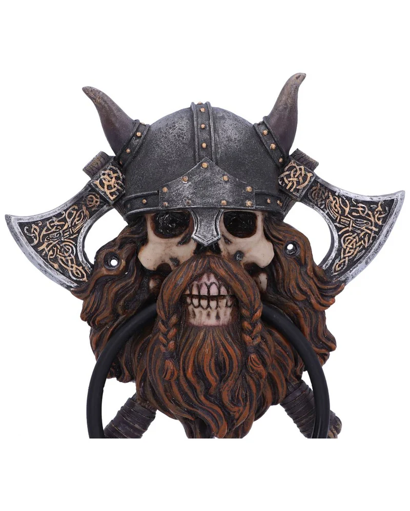 Wikinger Totenkopf Türklopfer 18,5cm