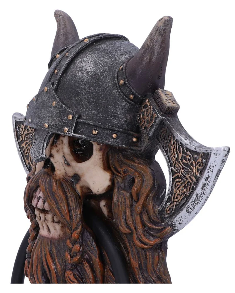 Wikinger Totenkopf Türklopfer 18,5cm