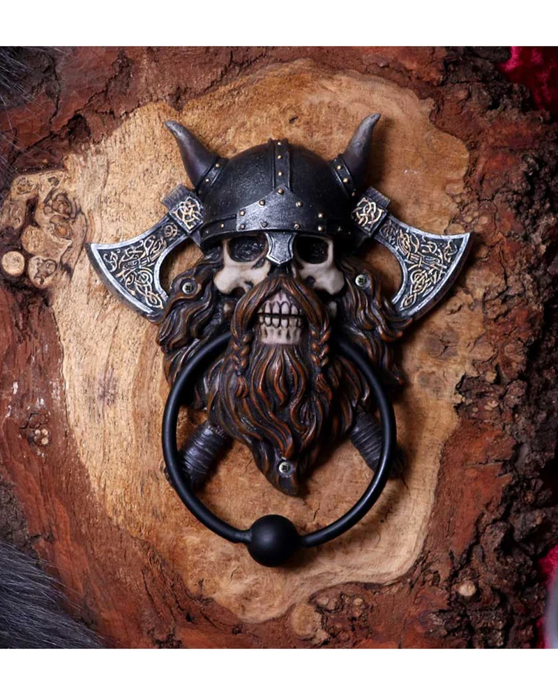 Wikinger Totenkopf Türklopfer 18,5cm