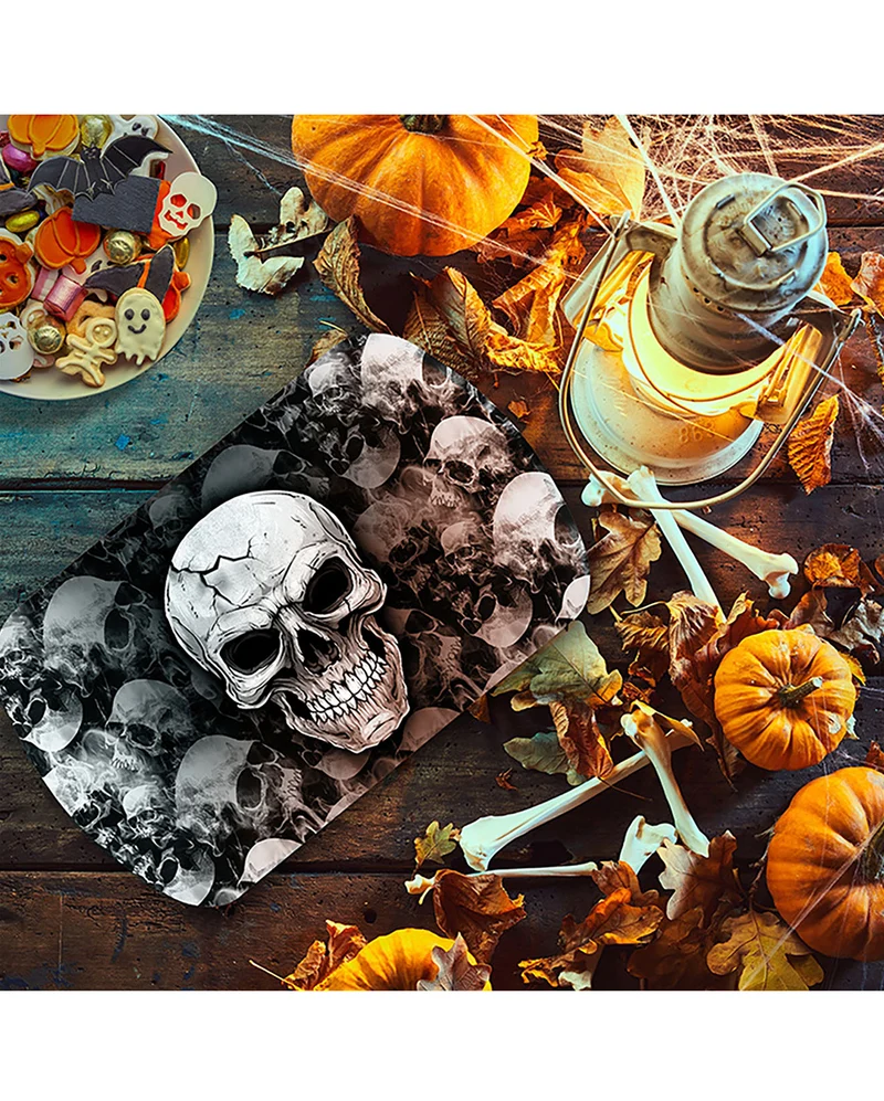 Gruseliges Totenkopf Tablett 39cm
