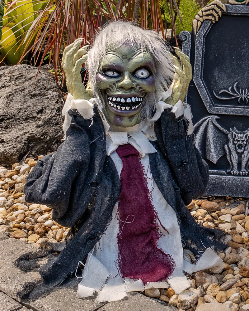 Zombie Groundbreaker mit Pop Up Kopf 56cm