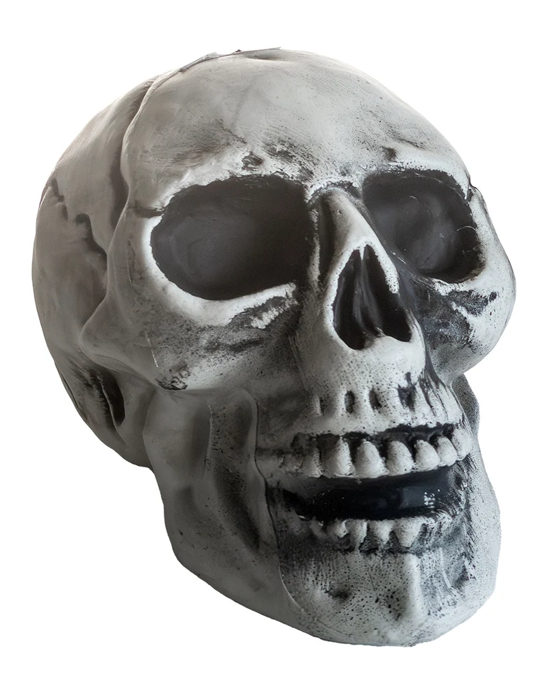 Preiswerter Halloween Totenschädel 24cm