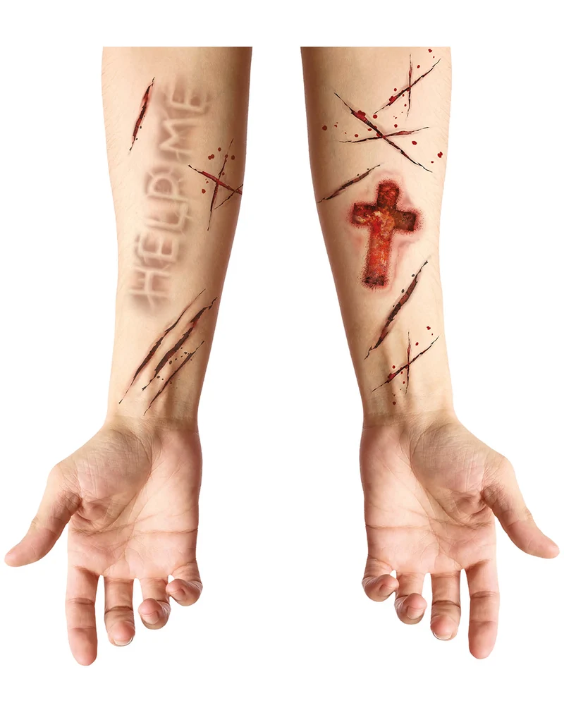 Besessene SFX Tattoo Wunden